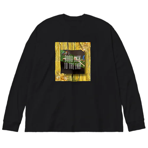 【引退馬支援企画】GOOD LUCK TO THE END ウォールTYPE Big Long Sleeve T-Shirt