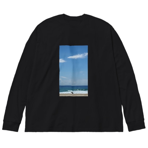 Gold Coast beach ビッグシルエットロングスリーブTシャツ