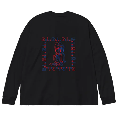 Relux BLUE&RED Big Long Sleeve T-Shirt