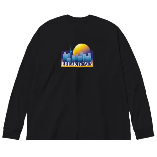 city is breakdown (vintage) Big Long Sleeve T-Shirt