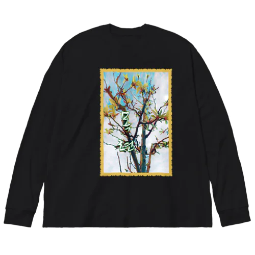 목련 ~辛夷の花~ ビッグシルエットロングスリーブTシャツ