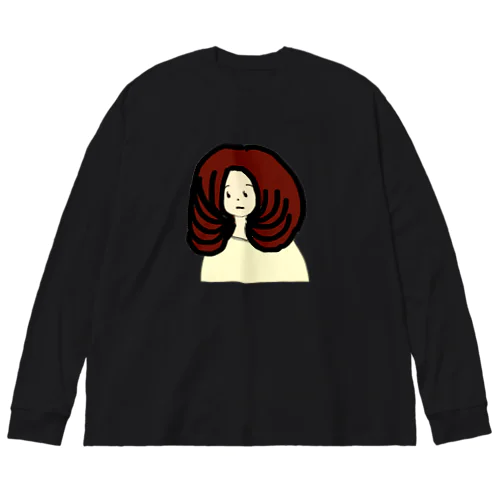 あの美容師め、、、。 Big Long Sleeve T-Shirt