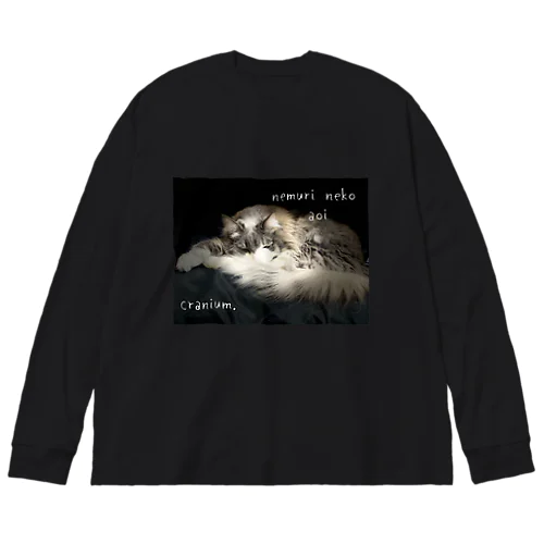 眠り猫あおい Big Long Sleeve T-Shirt