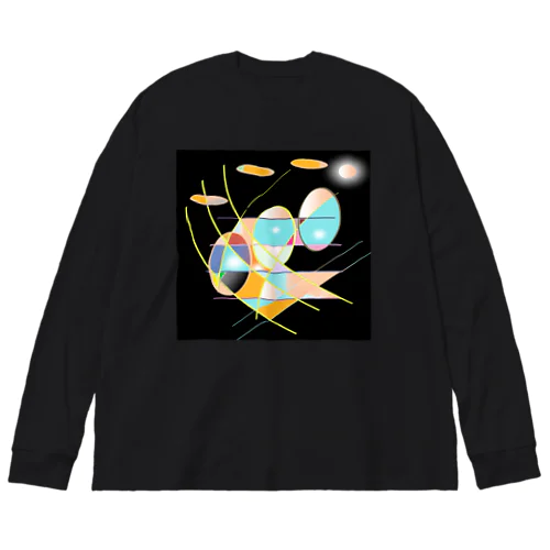 宇宙旅行 ビッグシルエットロングスリーブTシャツ