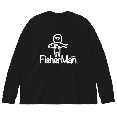 FISHERMAN_02 ビッグシルエットロングスリーブTシャツ