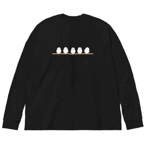 シマエナガ FIVE Big Long Sleeve T-Shirt