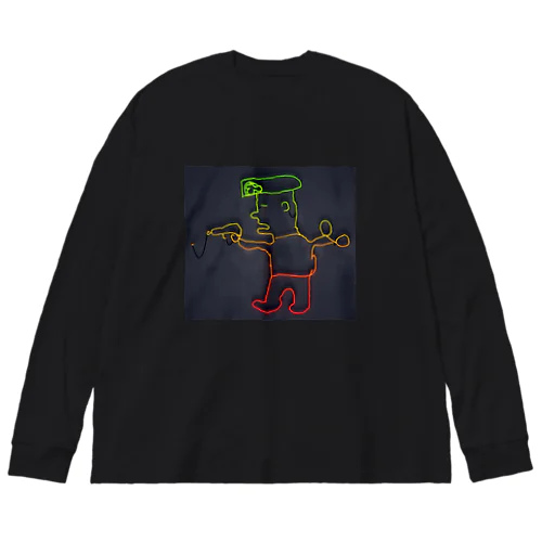 ネオンまさみポリス Big Long Sleeve T-Shirt