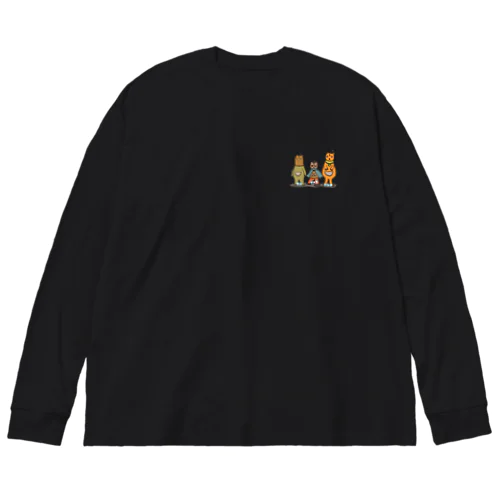 モンジャクシンズ御三家 Big Long Sleeve T-Shirt