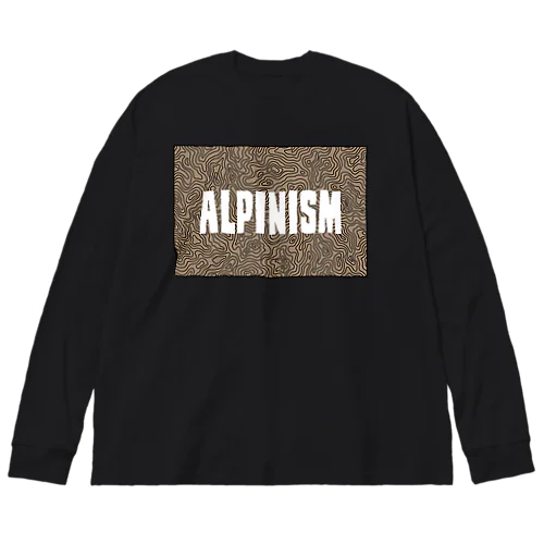 alpinism contour ビッグシルエットロングスリーブTシャツ