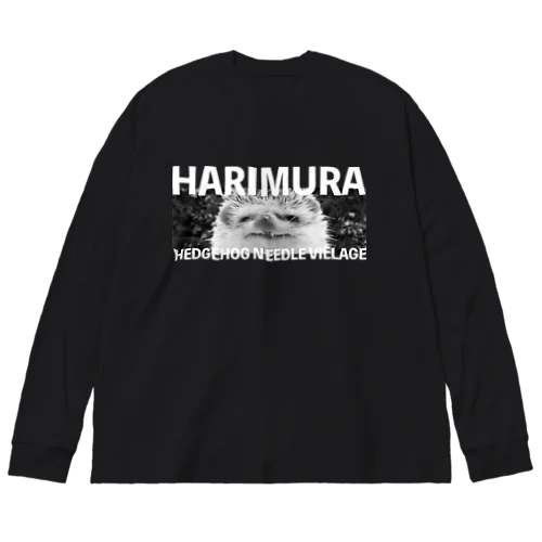 HARIMURA（白） ビッグシルエットロングスリーブTシャツ