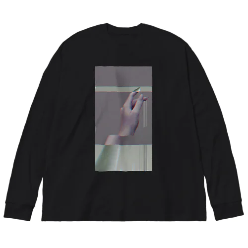 Wrist cut Big Long Sleeve T-Shirt