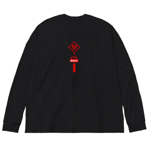 倒福 Big Long Sleeve T-Shirt