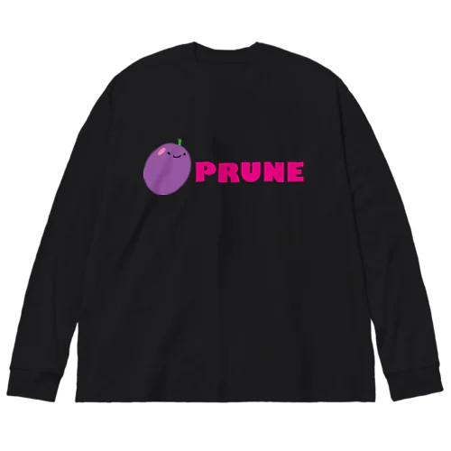 プルーンさん #プルーンの日 ビッグシルエットロングスリーブTシャツ