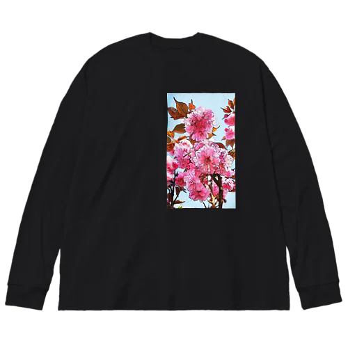 八重桜 ビッグシルエットロングスリーブTシャツ