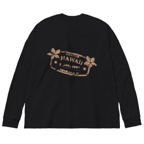 ハワイ入国スタンプ Big Long Sleeve T-Shirt