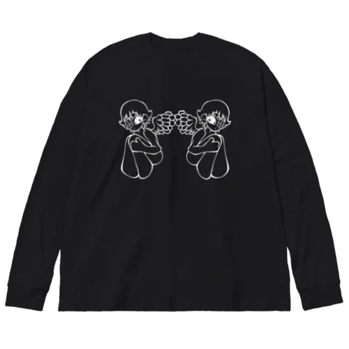 せなか合わせの天使 Big Long Sleeve T-Shirt