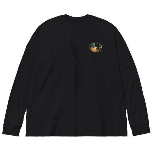 ラーメンだいすきくんカラフル Big Long Sleeve T-Shirt