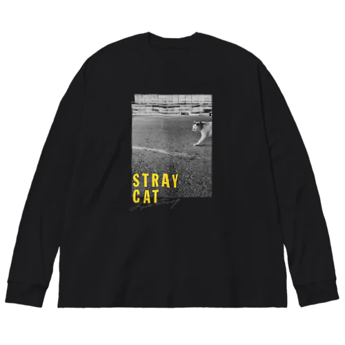 STRAY CAT Live strong C ビッグシルエットロングスリーブTシャツ