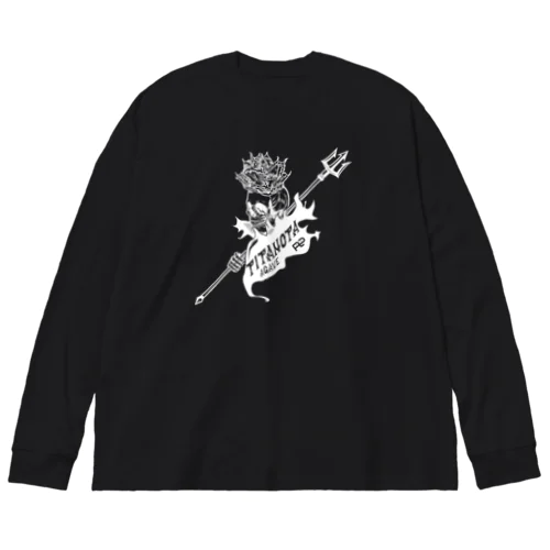 チタノタ濃色 Big Long Sleeve T-Shirt