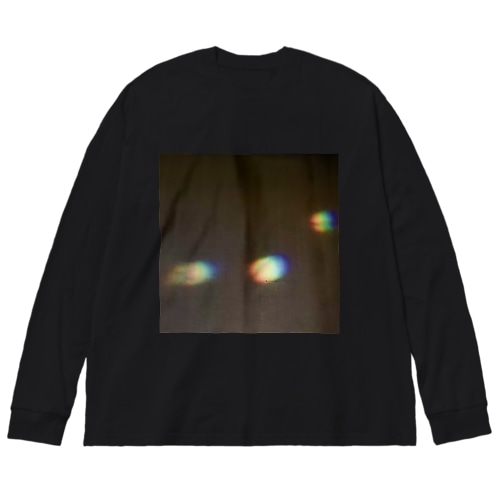 光の足跡-正方形 Big Long Sleeve T-Shirt