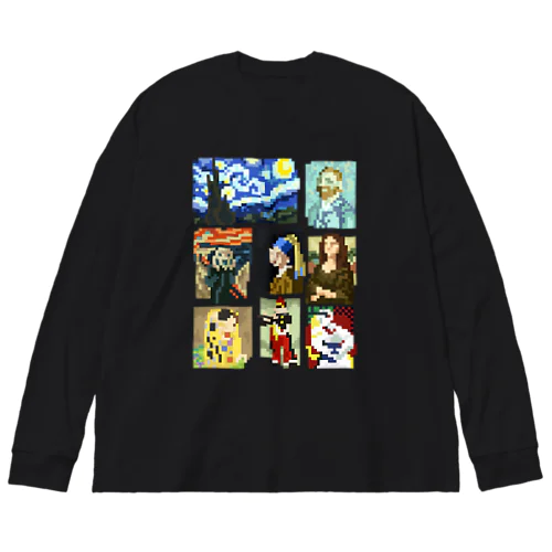 ドット美術館 Big Long Sleeve T-Shirt