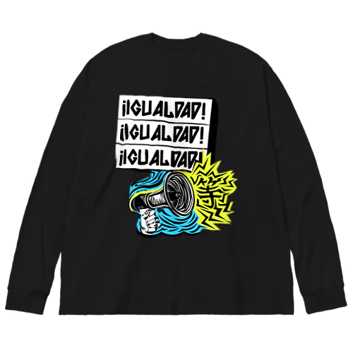 IGUALDAD! / EQUALITY 漢字 Big Long Sleeve T-Shirt