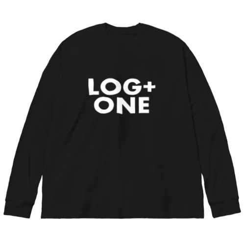 ログプラスワングッズ白文字 Big Long Sleeve T-Shirt