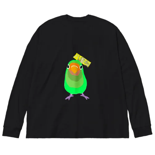 ヤエザクラインコさん ビッグシルエットロングスリーブTシャツ