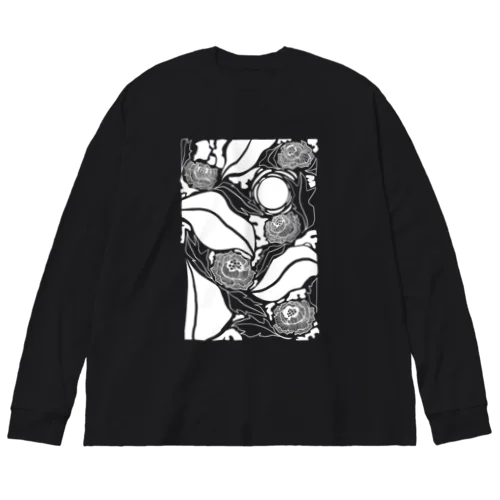 照花 Big Long Sleeve T-Shirt