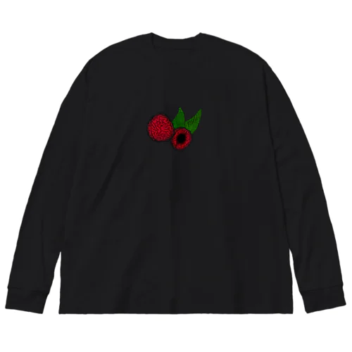 「   raspberry⁇⁇"no"  」 Big Long Sleeve T-Shirt