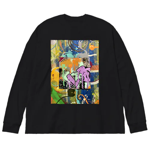 ハハハ Big Long Sleeve T-Shirt