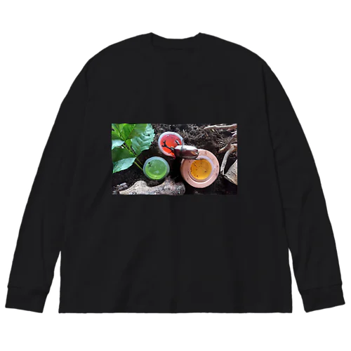 脚長カリブ Big Long Sleeve T-Shirt