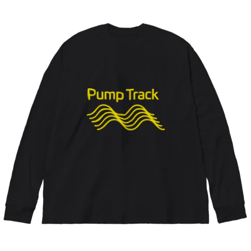 PUMP TRACK BMX Yellow Big Long Sleeve T-Shirt