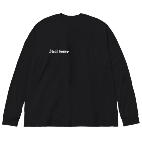 5teal 6oner(黒) Big Long Sleeve T-Shirt