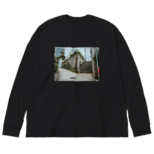 ストリートスナップ｜坂道と階段 Big Long Sleeve T-Shirt