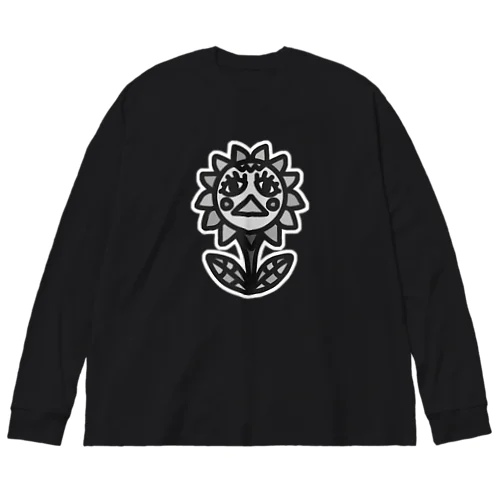 B ストレス発散花 Big Long Sleeve T-Shirt