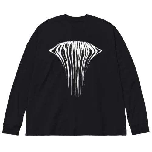 デスタイプ (白) Big Long Sleeve T-Shirt