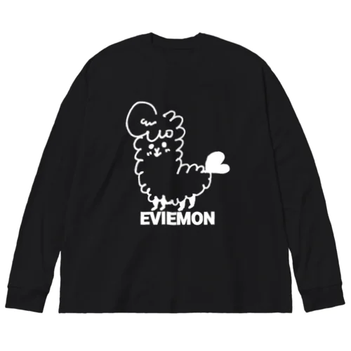 えびえもん白ver. ビッグシルエットロングスリーブTシャツ