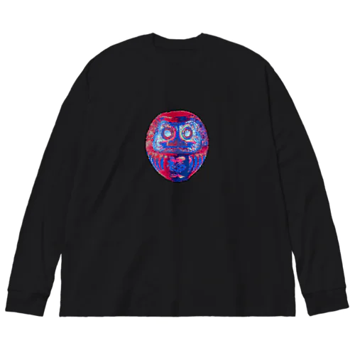 ドット達磨 Big Long Sleeve T-Shirt