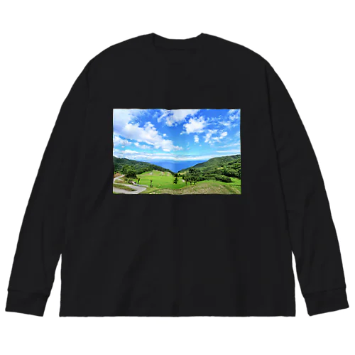 佐渡島・岩首昇竜棚田 Big Long Sleeve T-Shirt