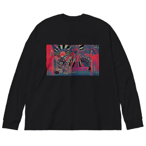 浮世絵日本橋 Big Long Sleeve T-Shirt