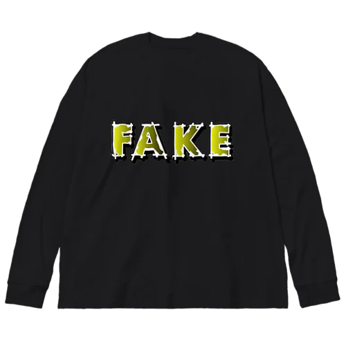 FAKE 偽 ビッグシルエットロングスリーブTシャツ