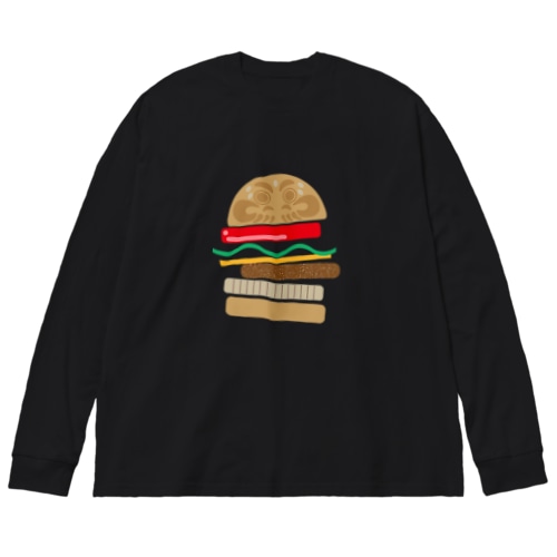 だるま落としたくないバーガー Big Long Sleeve T-Shirt