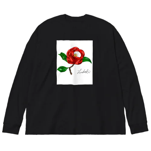 椿 -Tubaki- Big Long Sleeve T-Shirt