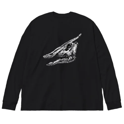 サウロロフスの頭の骨 Big Long Sleeve T-Shirt