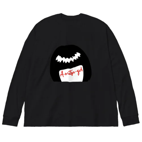 密ガール signature eyes Big Long Sleeve T-Shirt