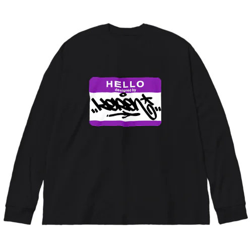 HELLO designed by KERON Big Long Sleeve T-Shirt