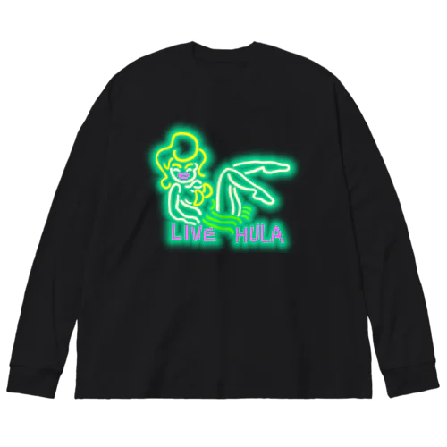 LIVE HULA Big Long Sleeve T-Shirt