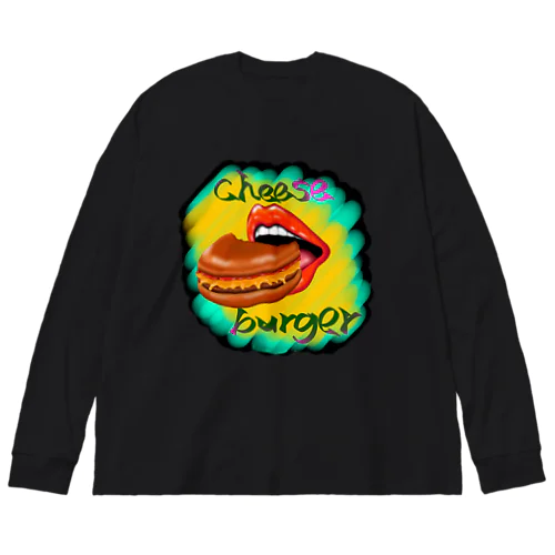 チーズバーガー-グルメシリーズ Big Long Sleeve T-Shirt