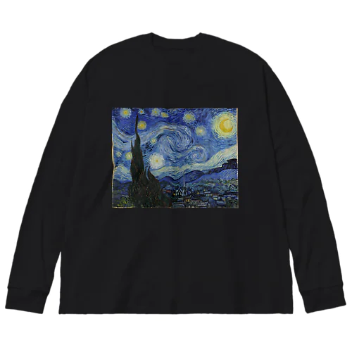 The Starry Night ビッグシルエットロングスリーブTシャツ